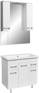 Тумба под раковину Stella Polar Фиора 80см белый SP-00000213